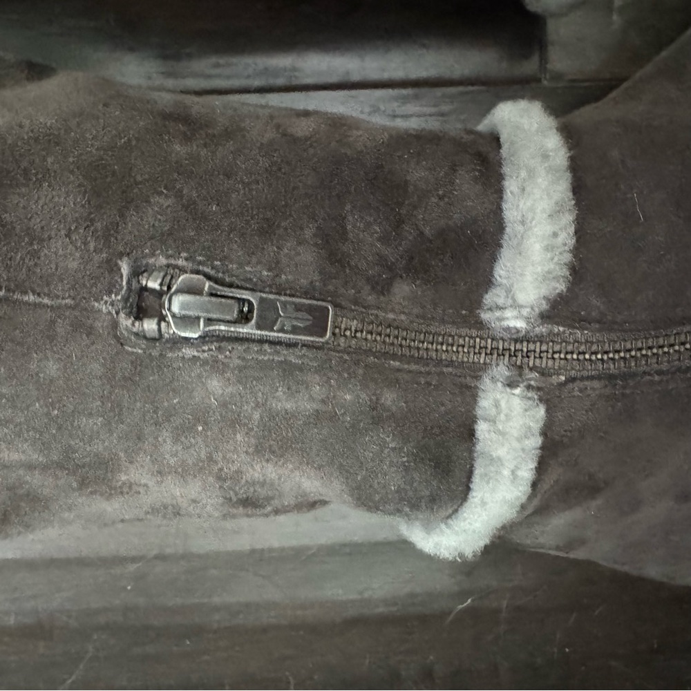 FRYE Tamara Over The Knee Shearling Suede Riding Snow Boots 5.5 - Picture 5 of 10